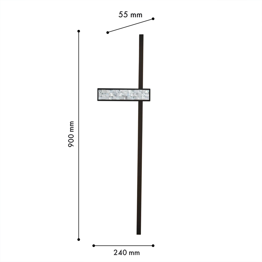 Бра с декором из перламутровой морской ракушки Touch of Marine Charm в Краснодаре
