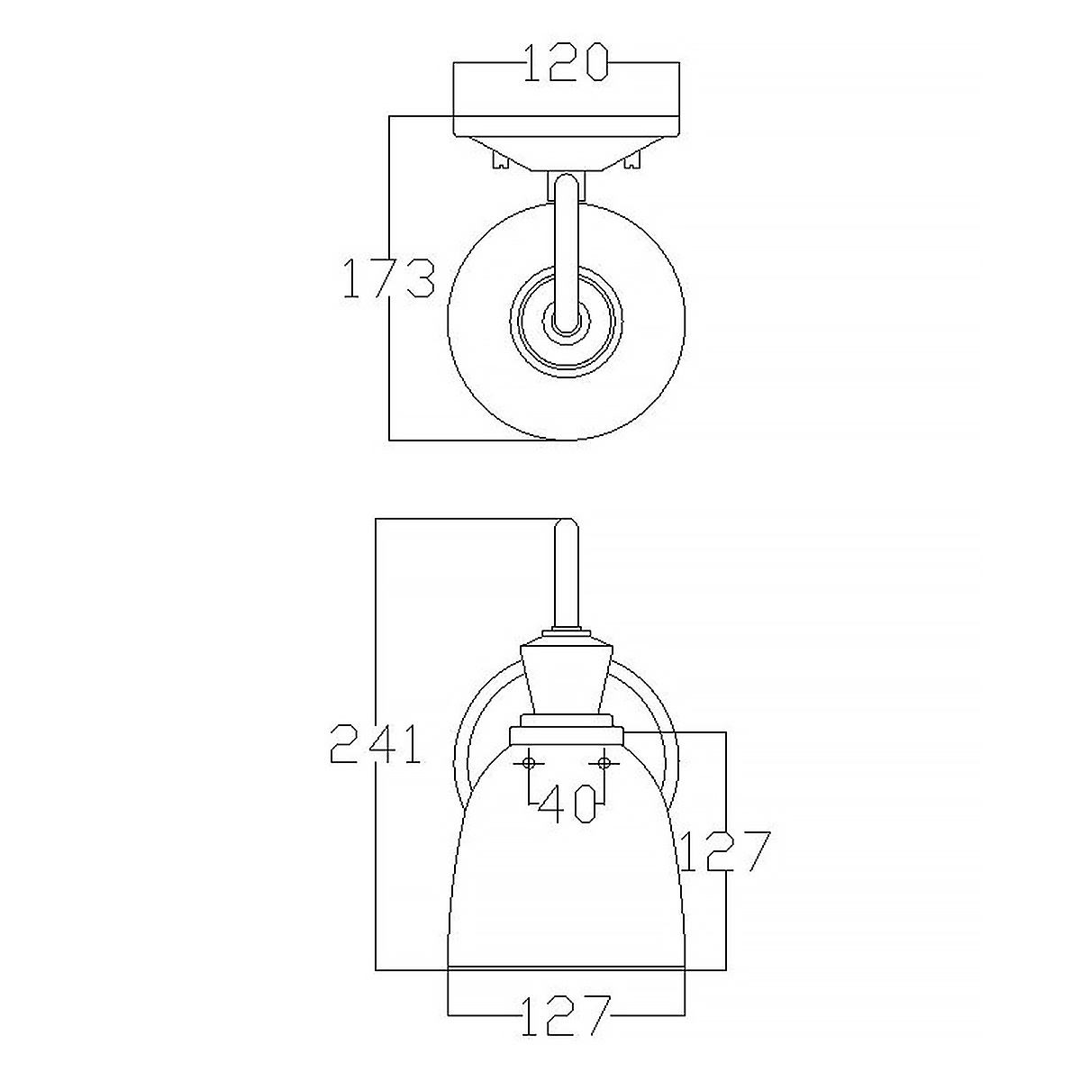 Бра с матовым ребристым плафоном в форме колокола Kichler в Краснодаре