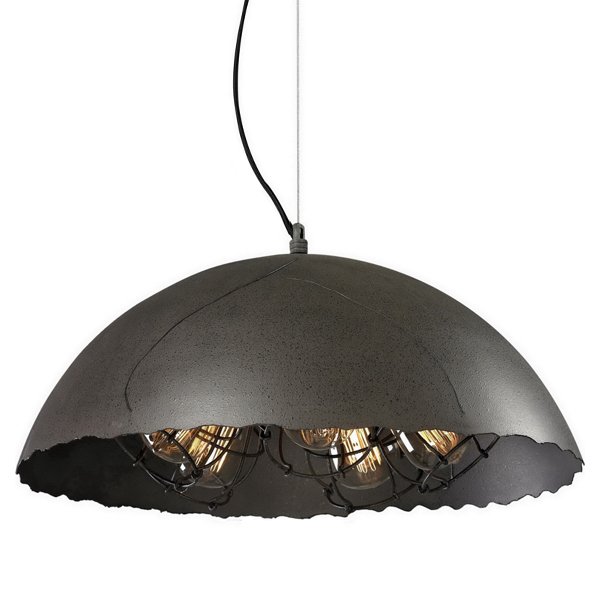 Подвесной светильник Uneven Edge Loft Pendant lamp 5 Графит в Краснодаре | Loft Concept 