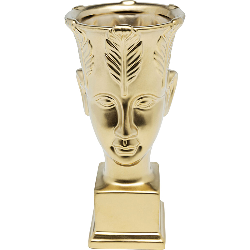 Ваза Golden Face Vase 26 Золотой в Краснодаре | Loft Concept 