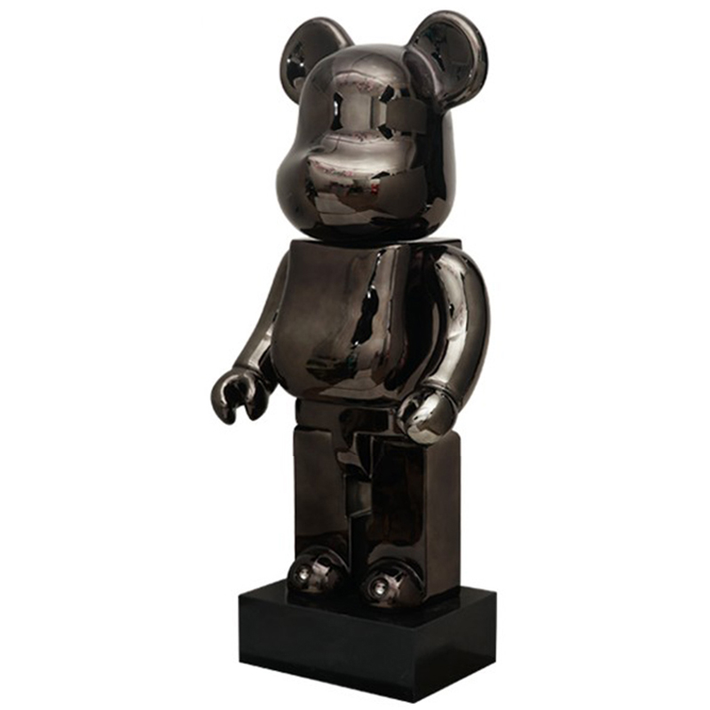 Статуэтка Bearbrick Black on stand Черный в Краснодаре | Loft Concept 