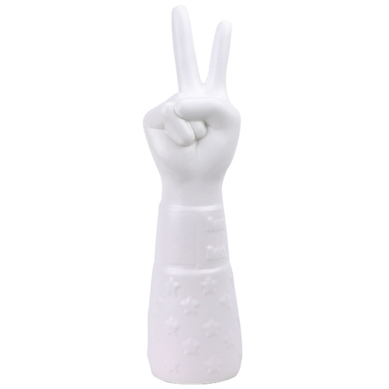 Статуэтка Jonathan Adler Peace Hand Sculpture Белый в Краснодаре | Loft Concept 