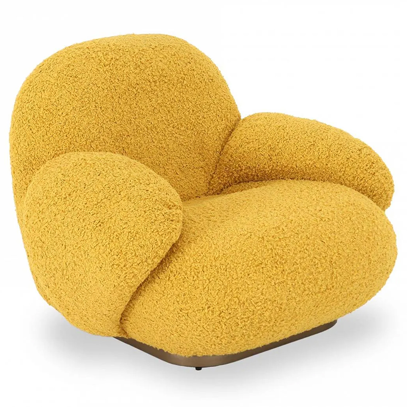 Кресло Chloe Yellow Armchair Желтый Золотой в Краснодаре | Loft Concept 