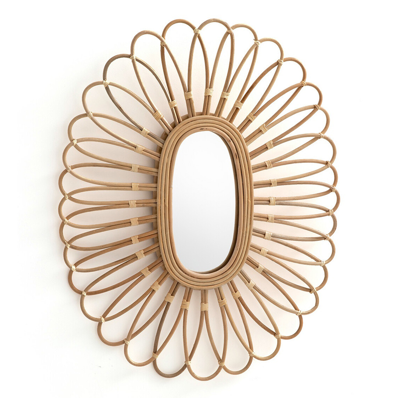 Зеркало Mirror Rattan Oval  в Краснодаре | Loft Concept 