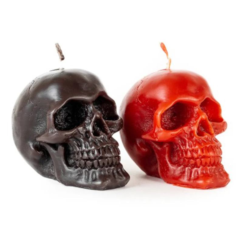 Набор свечей Black Red Skulls Черный Красный в Краснодаре | Loft Concept 