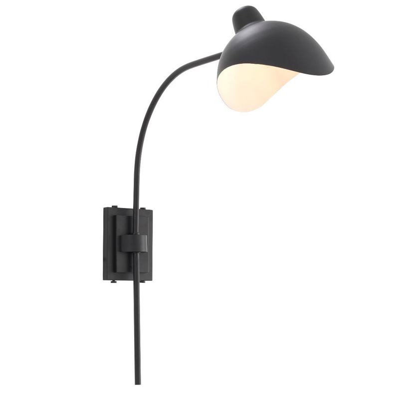 Бра Wall Lamp Pelham Black Черный в Краснодаре | Loft Concept 