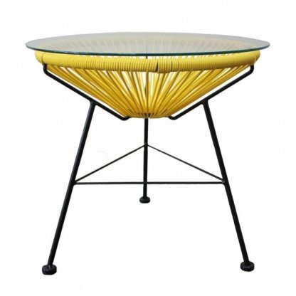 Приставной стол Acapulco side table Yellow Морская синь Желтый Оранжевый Зеленый Черный Белый в Краснодаре | Loft Concept 