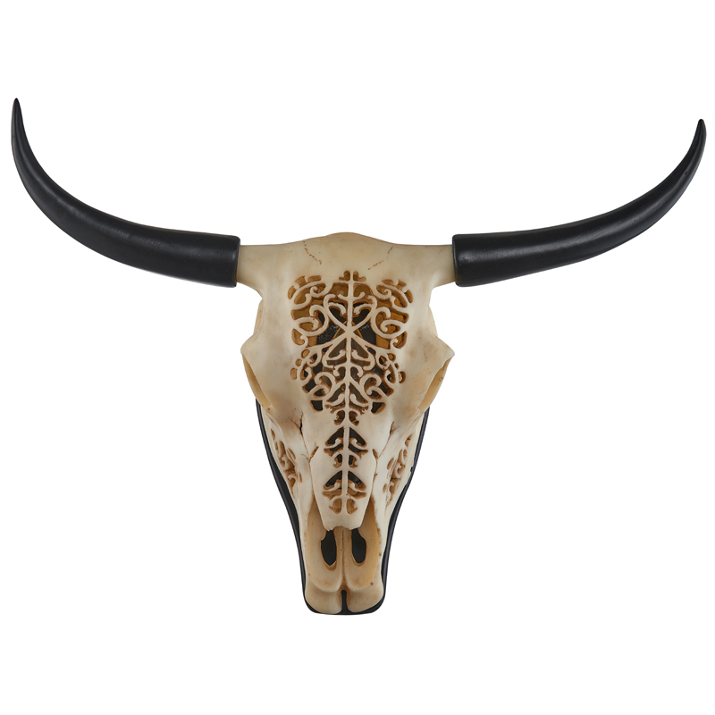 Бра Bull Skull Sconce ivory ( слоновая кость ) Черный в Краснодаре | Loft Concept 