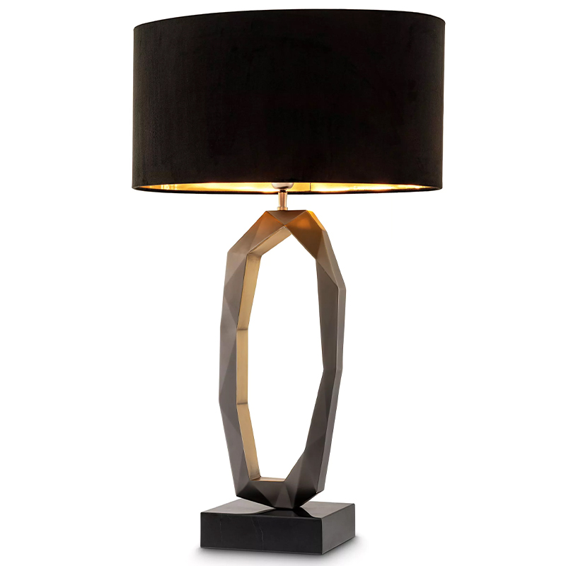 Настольная лампа Eichholtz Table Lamp Santos Черный Графит в Краснодаре | Loft Concept 