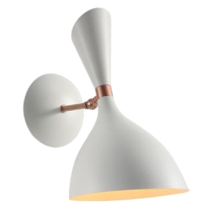 Бра Duke wall lamp White Белый Латунь в Краснодаре | Loft Concept 