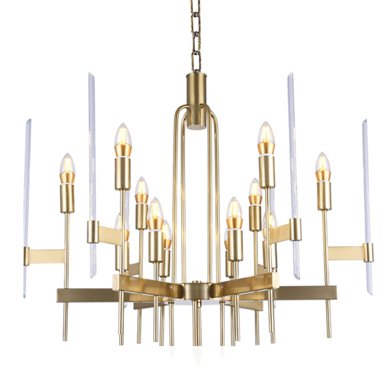 Bari Light Chandelier Aged Brass Золотой в Краснодаре | Loft Concept 