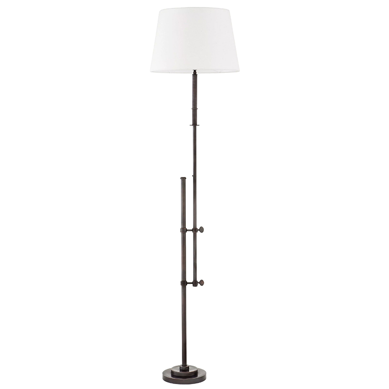 Торшер Eichholtz Floor Lamp Gordini Bronze Белый Темная бронза в Краснодаре | Loft Concept 