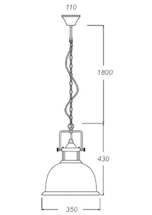 Люстра Old Copper Pendant Big в Краснодаре