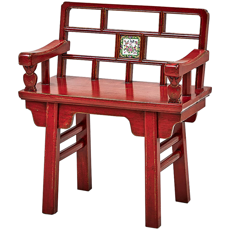 Стул Chinoiserie Red Stool Красный в Краснодаре | Loft Concept 