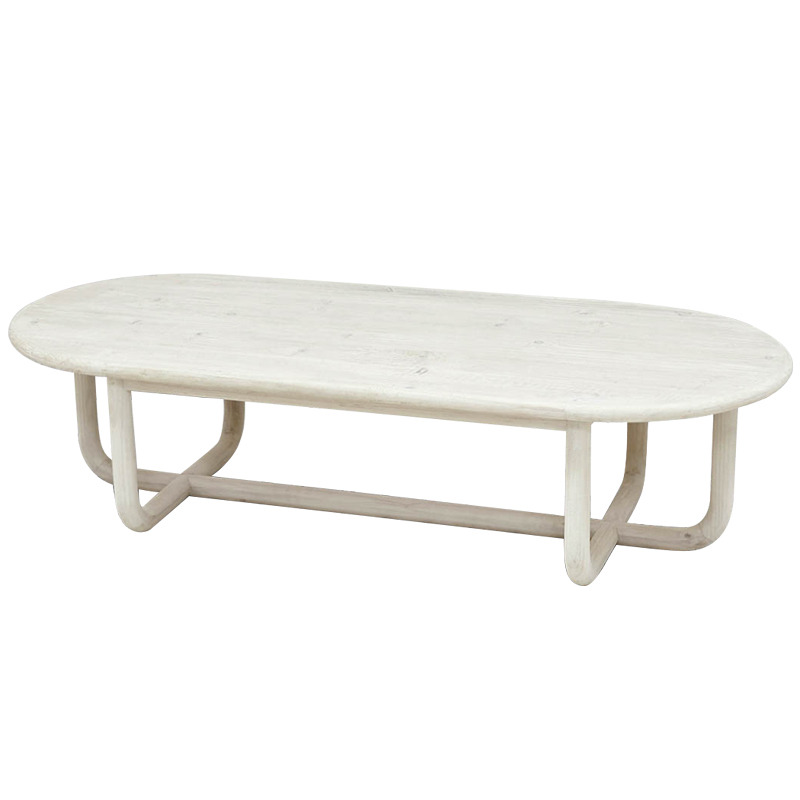 Кофейный стол Mathis Wood Coffee Table ivory ( слоновая кость ) в Краснодаре | Loft Concept 