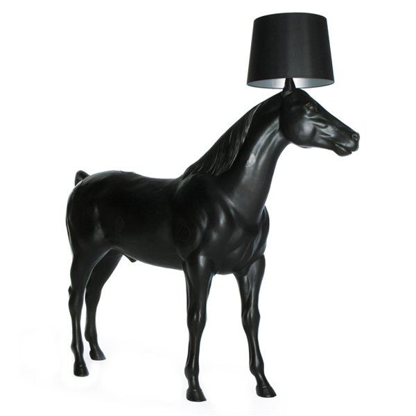 Торшер Moooi Horse Lamp Черный матовый в Краснодаре | Loft Concept 