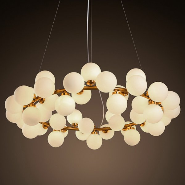 Люстра Milk Bubble Round Chandelier  в Краснодаре | Loft Concept 