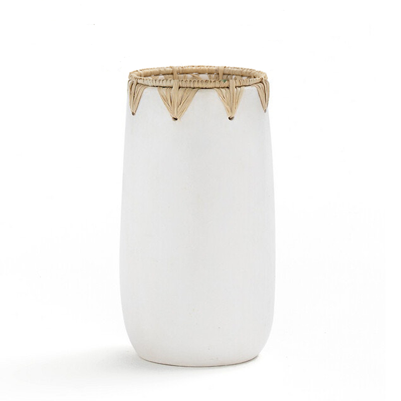 Ваза Ceramic Vase white D13 Белый в Краснодаре | Loft Concept 