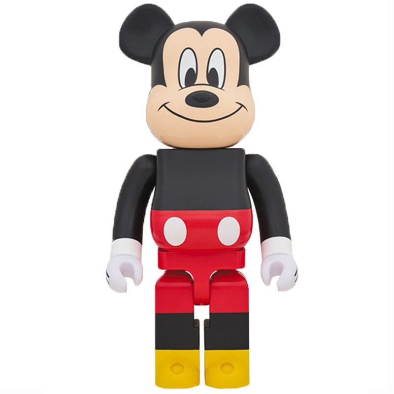 Статуэтка Bearbrick Mickey Mouse Черный Красный Желтый Бежевый в Краснодаре | Loft Concept 