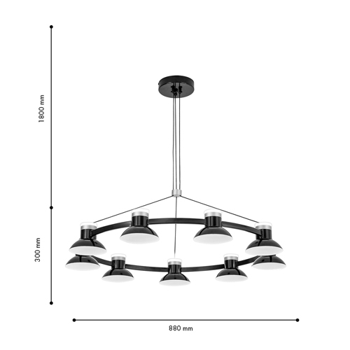 Люстра Celevis Black 92 в Краснодаре