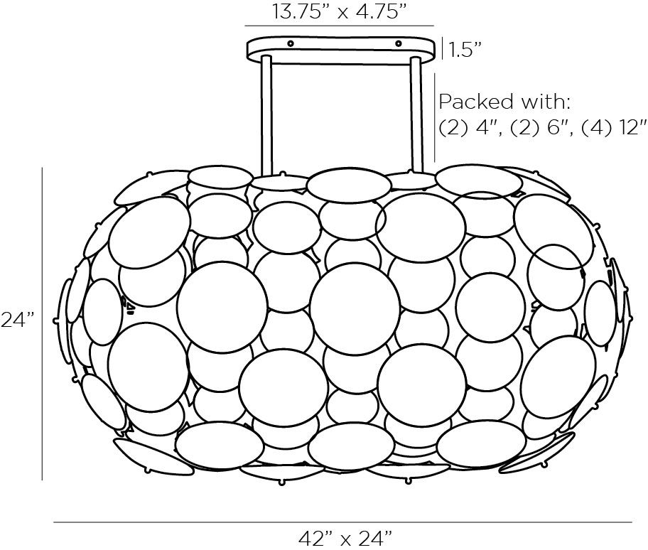 Люстра Arteriors NEBULA CHANDELIER в Краснодаре