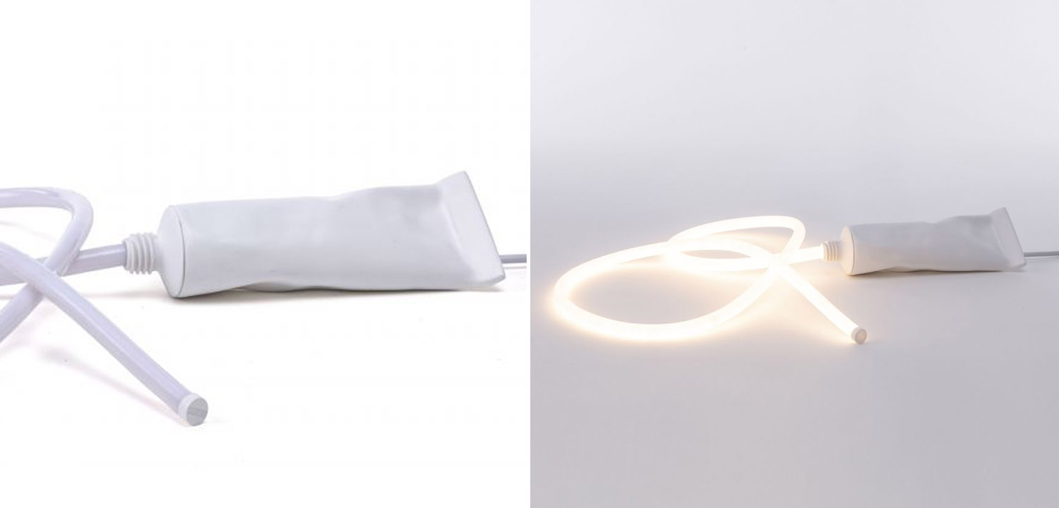 Настольная лампа Seletti Daily Glow Toothpaste - фото