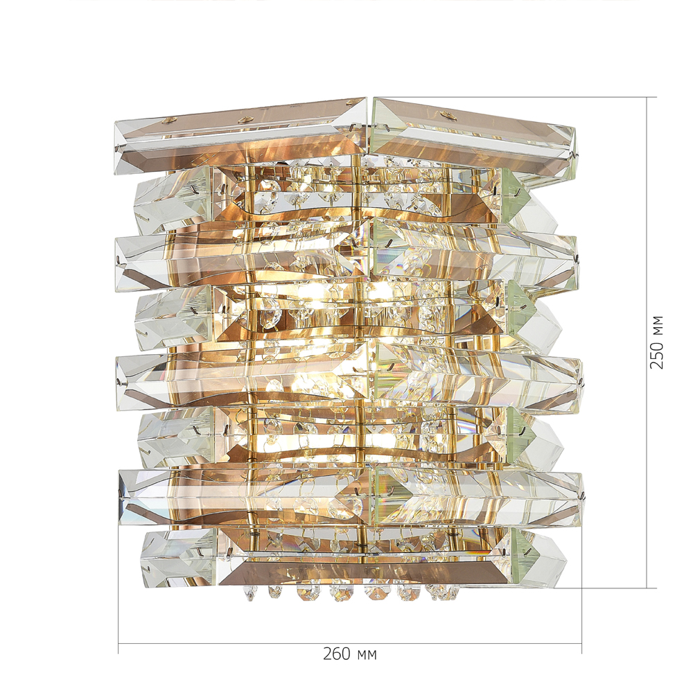 Бра в классическом хрустальном обрамлении Light Garland в Краснодаре