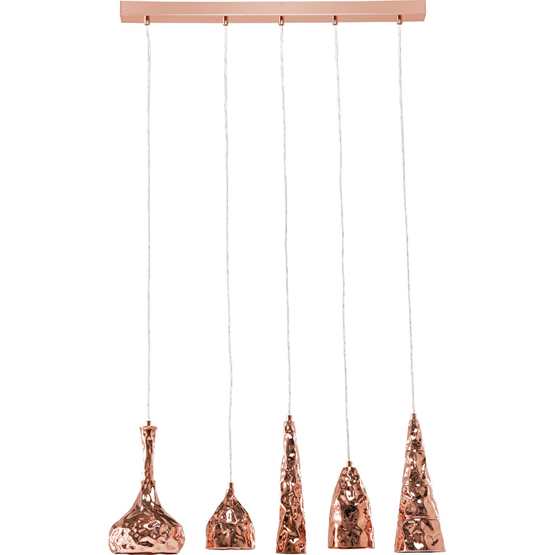 Люстра Several Copper Lamps Медь в Краснодаре | Loft Concept 