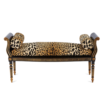 Оттоманка Attina Leopard Bench Мульти в Краснодаре | Loft Concept 