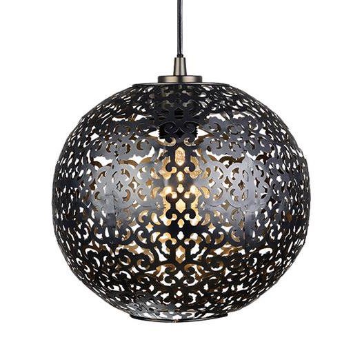 Подвесной светильник Oriental patterns Pendant Black Черный в Краснодаре | Loft Concept 