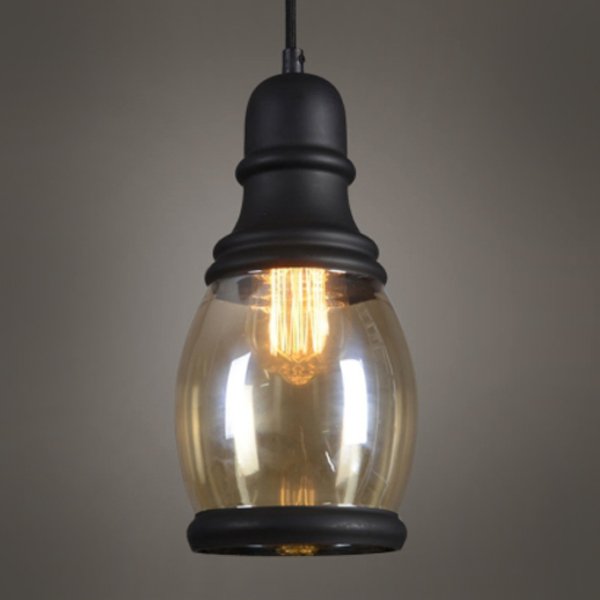 Подвесной светильник Loft Smoke Glass Pendant #3 Черный в Краснодаре | Loft Concept 