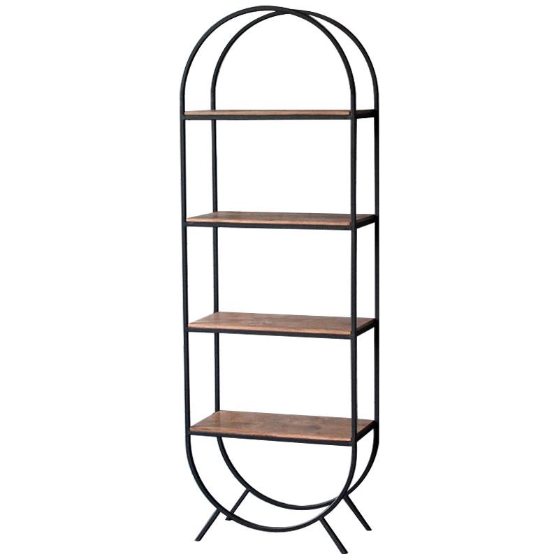 Стеллаж Lugo Industrial Metal Rust Black Rack Коричневый Черный в Краснодаре | Loft Concept 