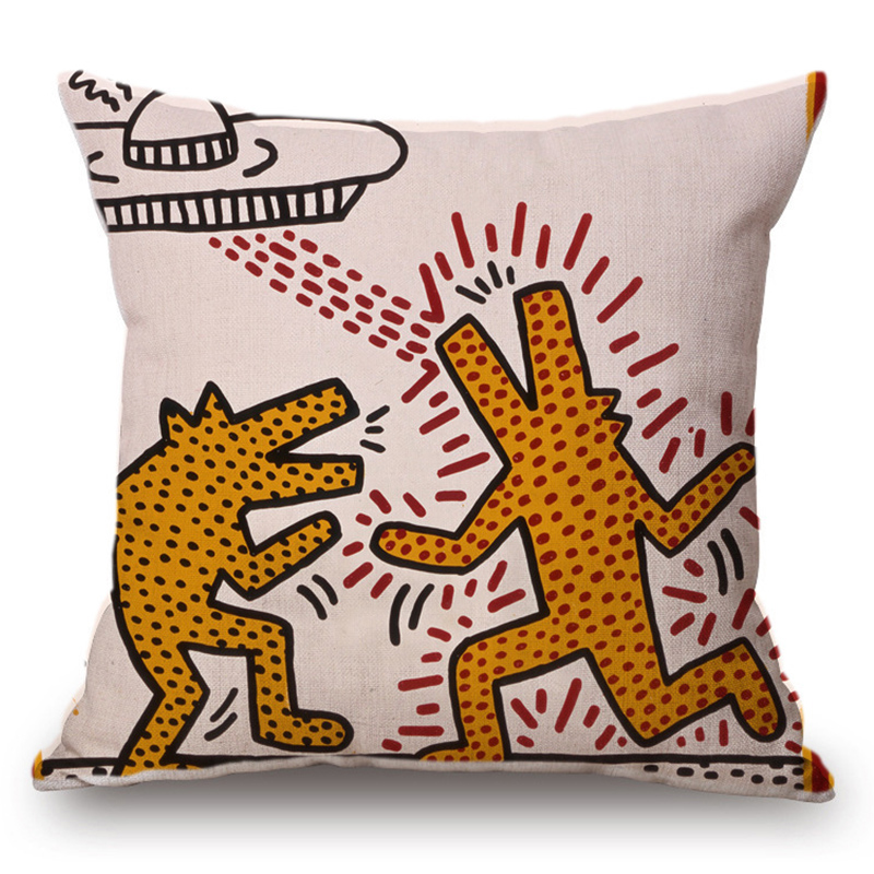 Подушка Keith Haring 9 Мульти в Краснодаре | Loft Concept 