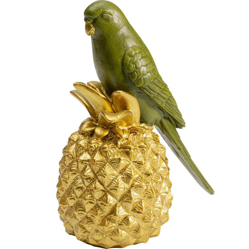 Статуэтка Green Parrot on a Pineapple Зеленый Золотой в Краснодаре | Loft Concept 