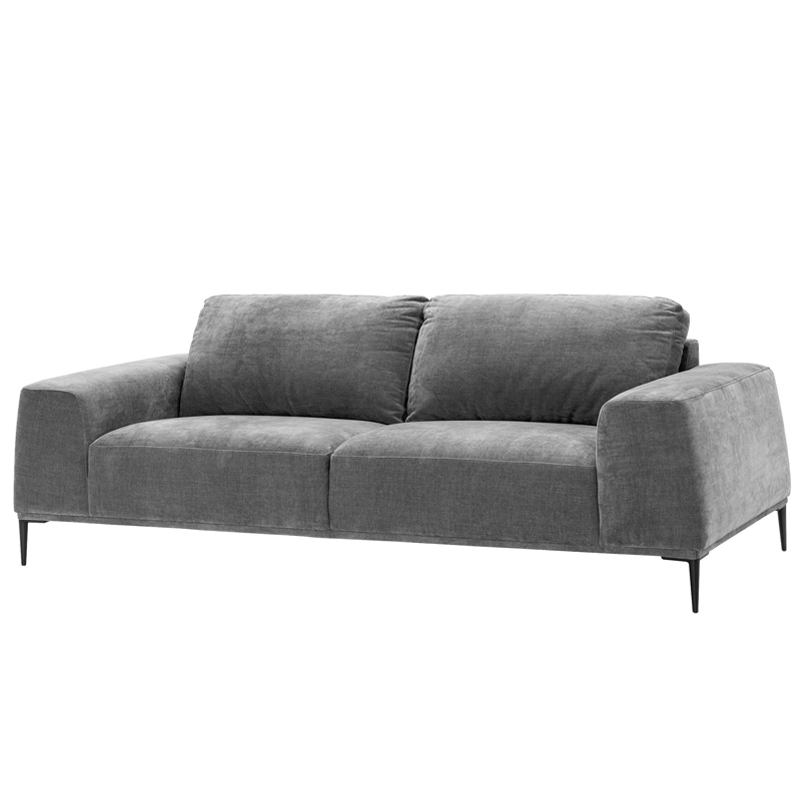 Диван Eichholtz Sofa Montado grey Серый Черный в Краснодаре | Loft Concept 