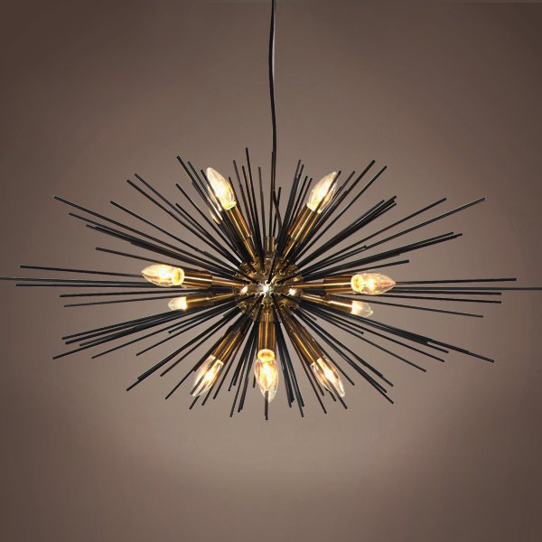 Люстра Astra Chandelier Sputnik Gold & Black  в Краснодаре | Loft Concept 