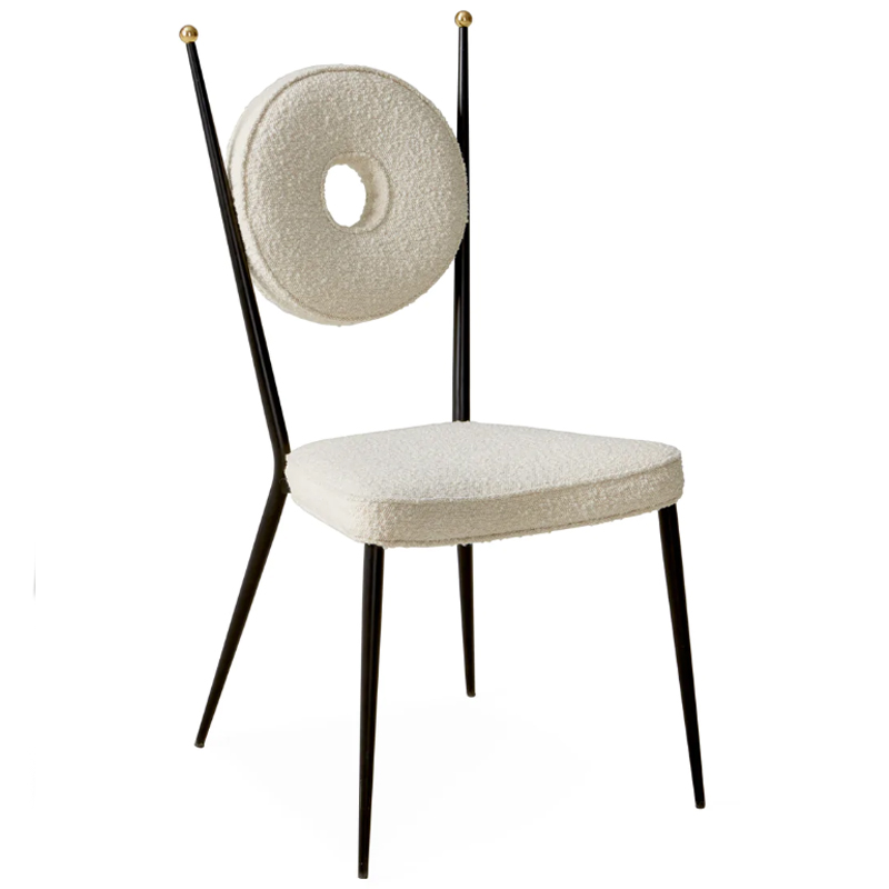 Стул Jonathan Adler Rondo Dining Chair ivory ( слоновая кость ) в Краснодаре | Loft Concept 