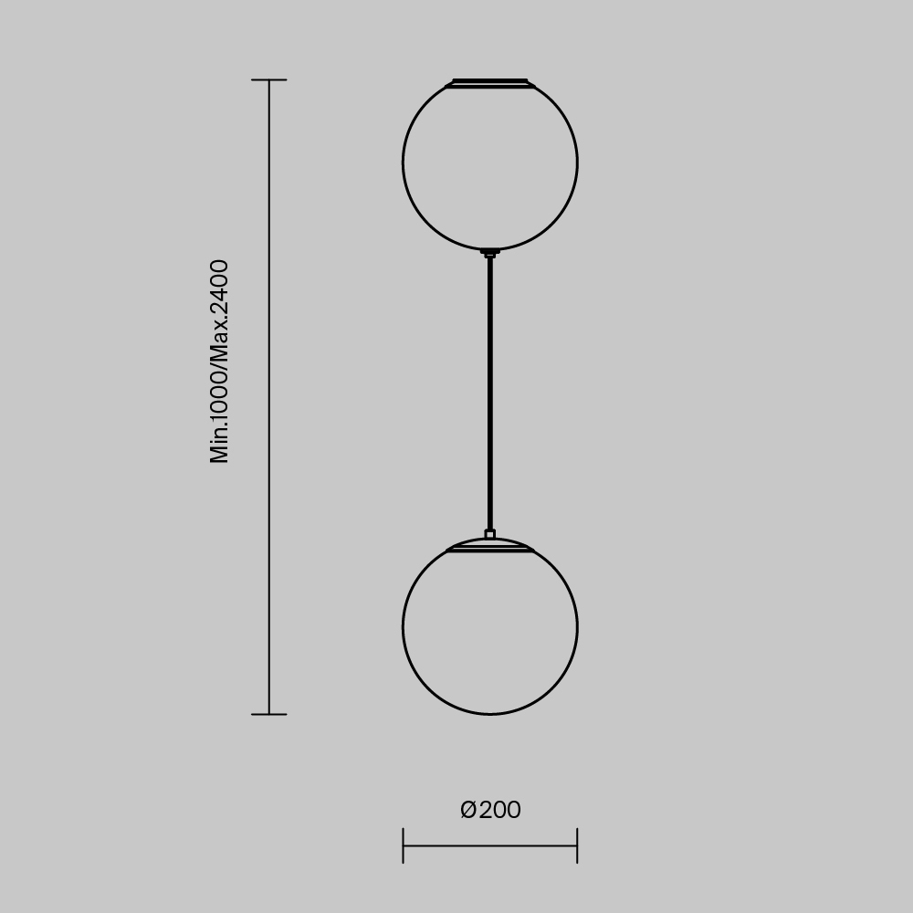 Подвесной светильник Twins 20Вт 3000К в Краснодаре