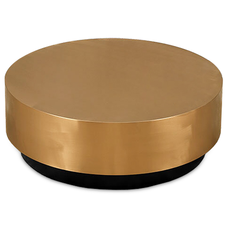 Кофейный столик Gold Washer Coffee Table Золотой Черный в Краснодаре | Loft Concept 