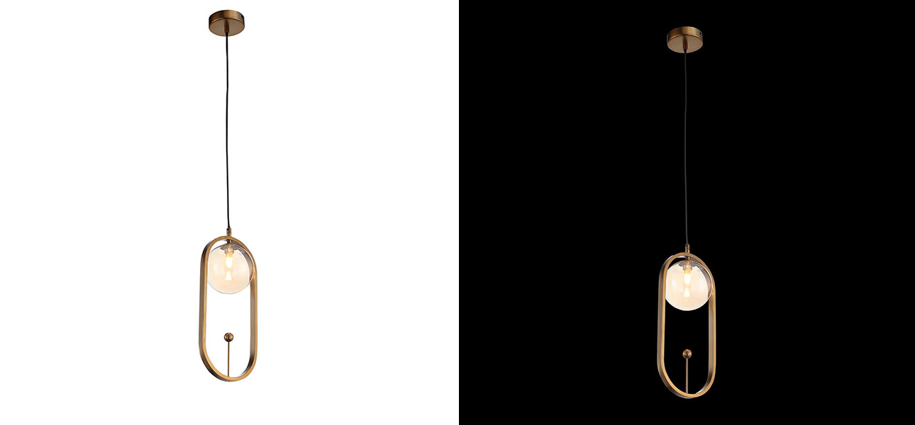 Подвесной светильник золото Scandinavia - фото №1