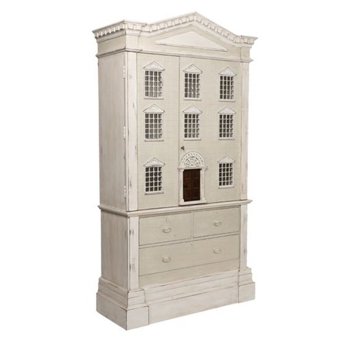 Шкаф "кукольный домик" Dolls House Cabinet ivory ( слоновая кость ) в Краснодаре | Loft Concept 