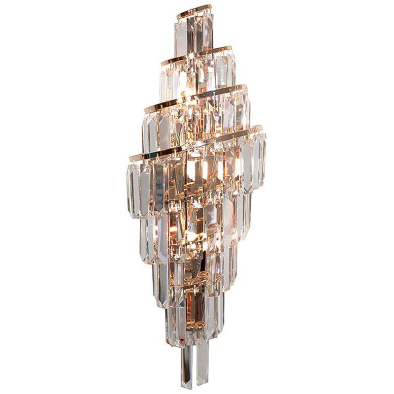 Бра Odeon Cascade Wall Lamp Gold 55 Золотой Прозрачное Стекло в Краснодаре | Loft Concept 