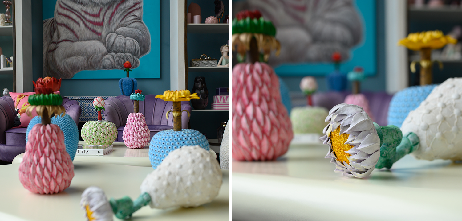 Статуэтка тропический фрукт Tropical Fruit beige - фото №1