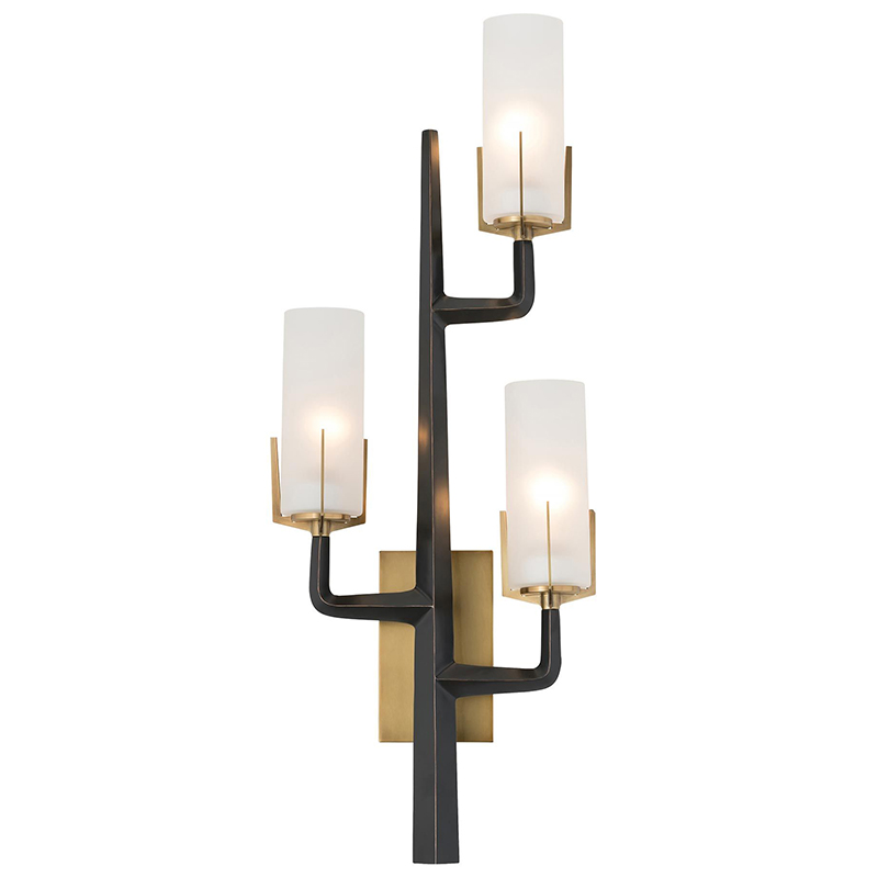 Бра Arteriors GRIFFIN SCONCE Черный Латунь Белый в Краснодаре | Loft Concept 