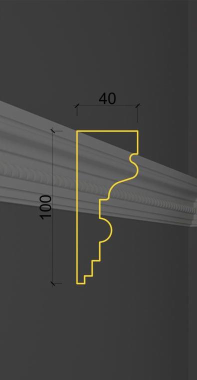 Молдинг с орнаментом MO-01 в Краснодаре