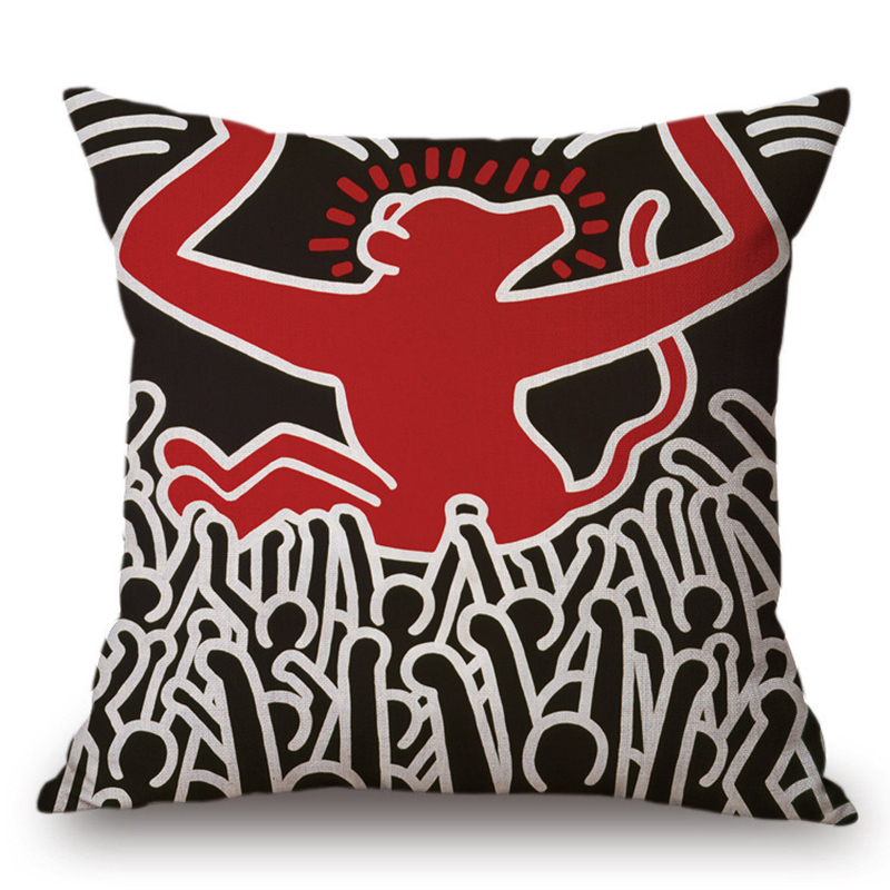 Подушка Keith Haring 10 Мульти в Краснодаре | Loft Concept 