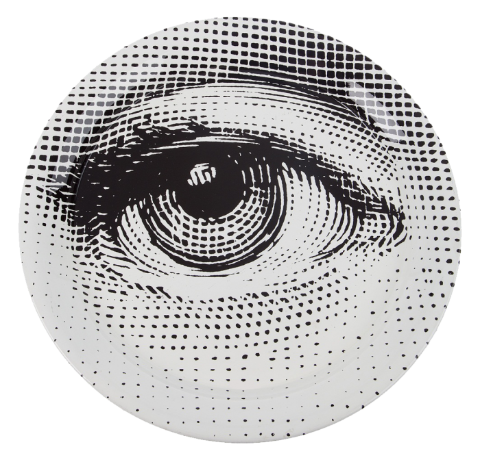 Декоративная тарелка Fornasetti 30.CR.BW.R01-248 Черный Декоративная тарелка Fornasetti 30.CR.BW.R01-248 Черный в Краснодаре | Loft Concept