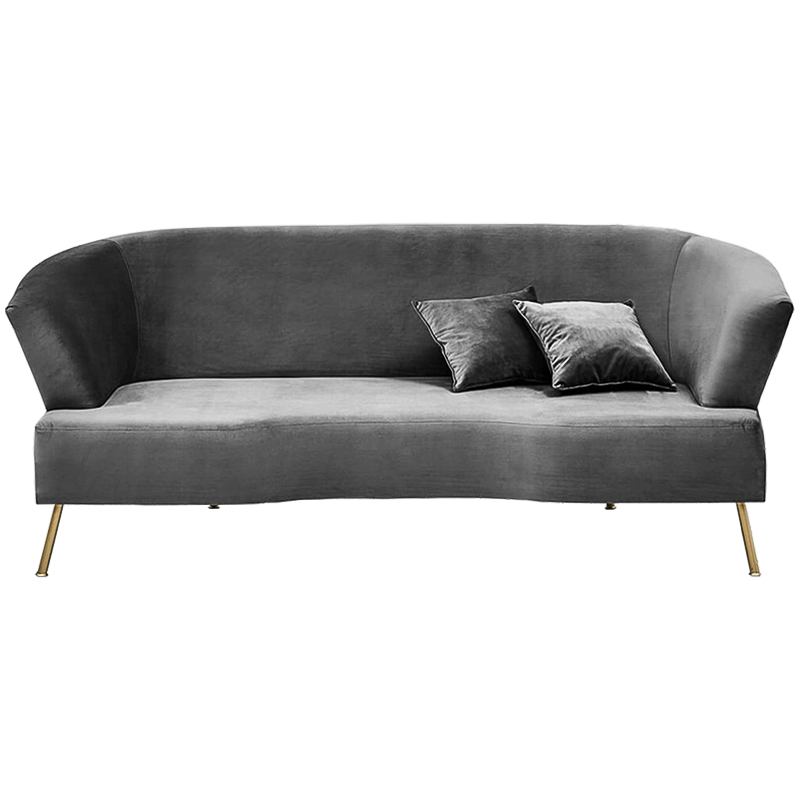 Диван Isis Sofa Gray Серый Золотой в Краснодаре | Loft Concept 