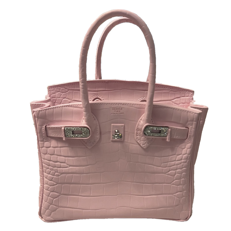 Декоративная ваза в виде сумки Birkin Bag Vase Pink Розовый в Краснодаре | Loft Concept 