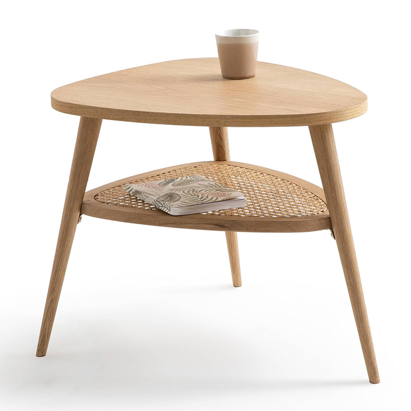 Приставной стол Morten Wicker Side Table 3 legs Светлый дуб в Краснодаре | Loft Concept 